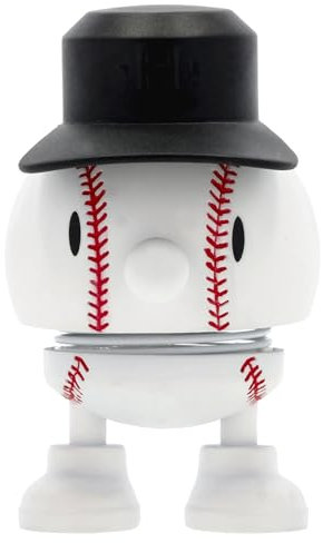 Hoptimist Baseball Bumble, Wackelfigur fürs Zuhause oder Büro, Lustige Deko für Sportsliebhaber & Baseball Fans, Höhe 7,6 cm, Durchm. 5,8 cm