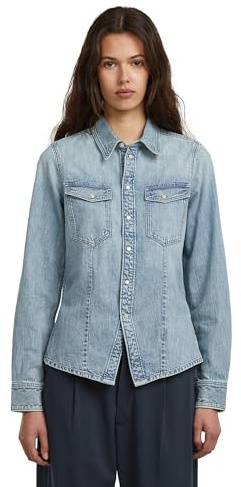 G-STAR Damen Kick Slim Shirt ls wmn