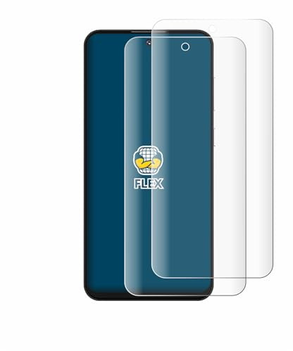 BROTECT Schutzfolie für Oukitel C69 | 2 Stück Transparenter Displayschutz Made in Germany Klare Full-Screen Folie Full-Cover 3D Curved Montage Kit