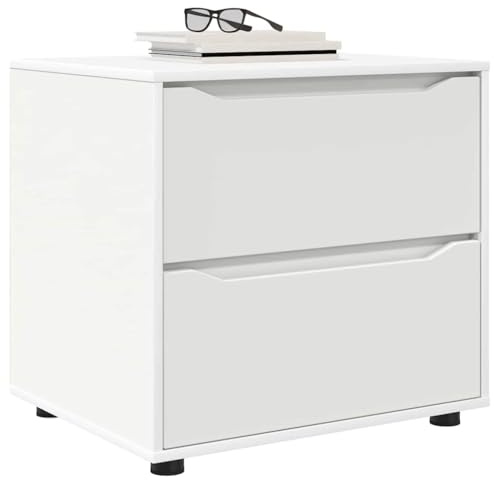 vidaXL Aufbewahrungsschrank 60 x 48 x 57 cm Holzwerkstoff Weiß