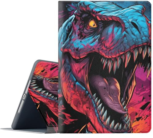FGDRFGRW Case for iPad Pro 13 Inch 2025/2024 (8th/7th Generation,M5/M4),Adjustable Stand Auto Wake/Sleep Function Full Body Protection Cover - Dinosaur