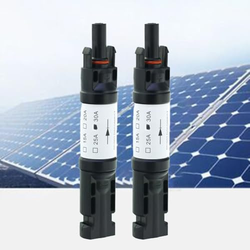FUBESK Photovoltaik Diodenverbinder 30A IP67 Wasserdicht für Solarmodule mit Rückflussschutz