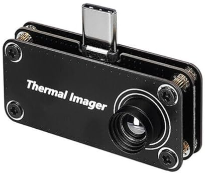 Wodsty TIOP01 Wärmebild für Android-Smartphones, 32 x 32 Auflösung, Typ-C-Schnittstelle, -20 bis 1000 °C Temperaturbereich, 33 Betrachtungswinkel