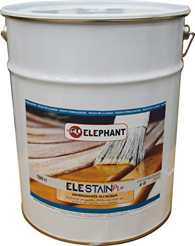 ELE STAIN PRO 10 lt | Impregnante per legno all'acqua (Trasparente)