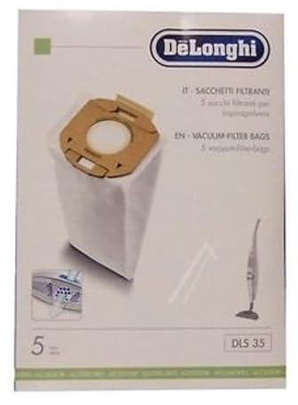 5pz. Sacchetto Originale (dls) 5519210141 De Longhi Dls35 Xlf Xlc6050n Colombina