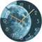 VIKMARI Glass wanduhr Silent-Non Ticking Wand Clocks- qualität Quarz-batteriebetriebene runde 12 Inch Erde-Muster