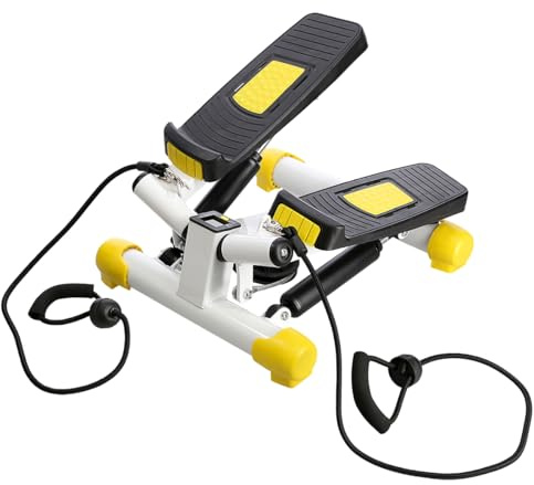HMS Mini Stepper Twist Motion, gul färg med elastiska band ingår
