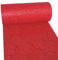 Dekoflor Tischband Tischläufer Tischdeko einzigartiges Rosen Design (Wasserfest, Lotuseffekt, samtige Oberfläche, 25 m Rolle, 30 cm Breite, 100% Nylon), Rot