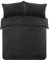 Brentfords Teddy Fleece Duvet Cover Single Black, Fluffy Christmas Bedding Single Quilt Cover Winter Bed Set Comfy Soft Warm Duvet Set with Pillowcase Easy Care