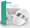 VOYOR LED lichttherapie maske professionelle masken beauty photonenmaske Aknebehandlung/Faltenglättung/Fotoverjüngung für die Hautpflege Kabelloses USB-wiederaufladbares 3-farbiges Rot/Blau/Lila BM100