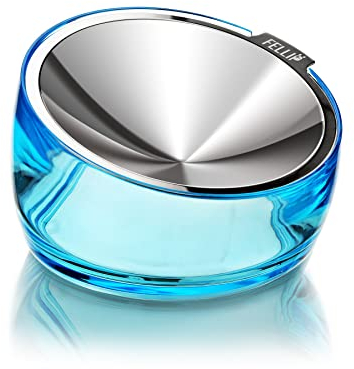 Felli Pet Oblik Whisker - Cuenco para Gatos de Acero Inoxidable, Plato Plano Poco Profundo para Alimentos Secos y húmedos, Base acrílica elevada con Almacenamiento de golosinas, antivómitos,