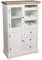 H4L Kommode Vorratsschrank weiß Vintage Anrichte Highboard Shabby-Look Flaschenregal Holzschrank