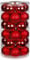 INGE-Glas Magic Weihnachtskugeln | Schöne Christbaumkugeln aus Glas | 30 Kugeln in Dose | Christbaumschmuck Weihnachtsbaumschmuck Weihnachtsbaumkugeln (Merry Red | klassisches rot), 6cm