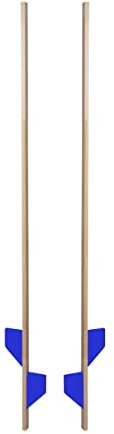 AZZAP Holzstelzen 170cm BLAU - Kinderstelzen Ballance, Holz, 1 Paar