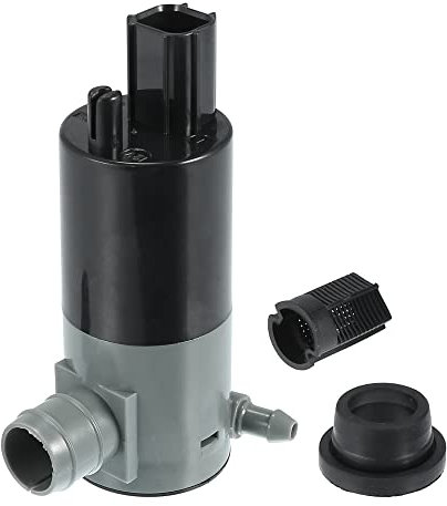X AUTOHAUX Parabrisas Lavado Motor Bomba de Agua de Limpiaparabrisas para Jeep Grand Cherokee -1 Unidad Negro