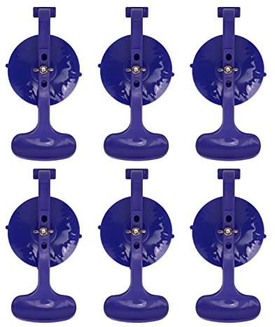 KIMISS Suction Clamp Set, 6 Pcs Suction Cup Clamps Strong Suction Glass Sucker Windshield Repair Gluing Tool for Car Household