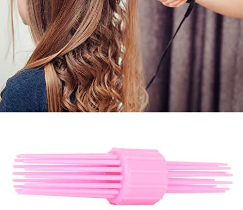 Lockenwickler Rollkamm für Lockiges und Welliges Haar - Tragbar & Rutschfest, Sanfte Locken, Mehrzahniges Design, Ideal für Frauen