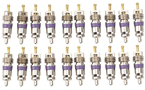 Jadeshay Kit De Noyau De Valve De Climatisation De Voiture, Remplacement De Noyau De Tige De Valve Haute Pression De Climatiseur Automobile 20pcs