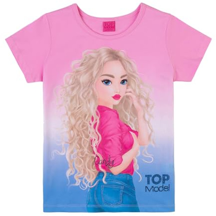 Top Model Mädchen T-Shirt mit Candy 75007 pink, Größe 164, 16 Jahre
