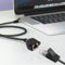 A2ZWORLD Prolunga Cavo Ethernet da 0.6 metri, Supporta MAX 1Gbps, Consgliabile con Cat 5E e Cat 6, Banda Max 250Mhz, Presa di rete RJ45 Maschio e Femmina