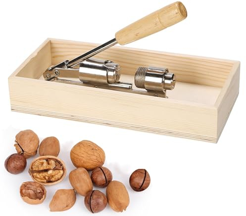 Wuzdy Clip De Nogal, Cascanueces Cascanueces, Manual De Cascanueces, Cascanueces Palanca, Cascanueces De Nueces, Tamaño Ajustable, para Avellanas, Nueces De Brasil, Almendras, Nueces De Pacana