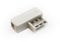 Geemarc Prise Téléphonique vers RJ11 - Adaptateur Téléphonique avec Connecteur RJ11 - Convient pour la France - Prise T Blanche
