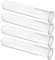 LIFKICH 4 Pièces Vase Tube à Essai Hydroponique en Verre - Pots De Fleurs à Éprouvette Pour Bureau