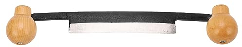 Coltello da Disegno Dritto, Coltello da Disegno con Controllo Accurato Strumento per Rasatura per la Lavorazione del Legno Coltello da Barba con Doppio Manico in Legno