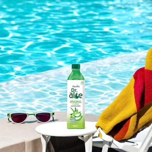 Flavoured Drink with Real Aloe Pieces Vegan Drink (12, Aloe Vera)