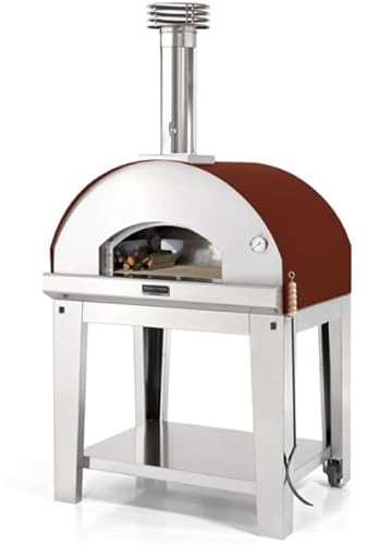 Forno a Legna da Esterno MANGIAFUOCO 85,5x98x196h (Rosso)