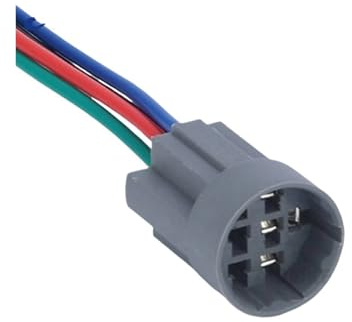 16mm Wire Connector Wiring Pigtail Socket Plug Adapter for 16mm 5/8 Push Button Switch BIANMTSW(Pls see spec below)