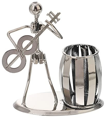 Lurrose Gitarre Stifthalter Aus Musiker Design Für Schreibtisch Für An Ehemänner Und Väter Praktische Und Stilvolle Tischaccessoires Für Zuhause