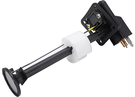 ANKROYU External Fuel Tank Gauge, Plastic Fuel Indicator, Lightweight Boat Fuel Tank Gauge, External Replacement Fuel Gauge for Mail