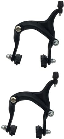 Milisten 2pcs Bicycle Brake Tennis Grip Band Bike Front Brake Caliper C Clamp Brake Clip Bike Brake Levers and Bike Tire Puncture Liner Bike Cycling Brake Parts Bike Brake Clamp Black