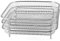 3Pcs Air Fryer Rack Stackable Air Fryer Accessories 7.8inch Stainless Steel Air Fryer Basket Tray Multi-Layer Dehydrator Rack for Baking Roasting (Rectangle)