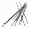 GBSONGJIN 20 Stück/Lot Kohlefaser-Räder, gebrauchte Speichen, Vorder- und Hinterräder, Fahrrad, Speichen, Rennrad, schwarze Nippel, kalter Stahl (235 mm)