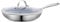 Sartén antiadherente de acero inoxidable,26 cm,saludable,revestimiento cerámico sin toxinas, con tapa, funciona en inducción, eléctrico y gas, sin PTFE, PFAS, PFOA,seguro para lavavajillas y horno.