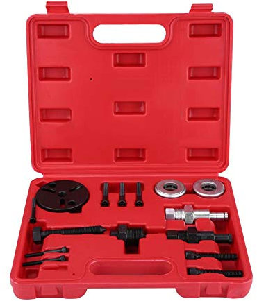 Kit de Démontage D'embrayage de Compresseur de Climatisation, Outil D'installation et D'extraction pour GM R4 HR-6 V5 Sanyo SD505 507 510 708 709 avec 2 Plaques