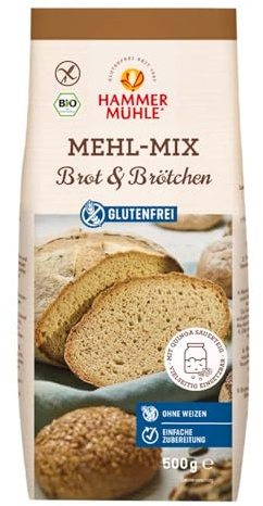 Hammermühle Mehl Mix, Brot & Brötchen, 500g