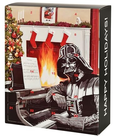 Elbenwald Star Wars - Socken Adventskalender 7 Snaecker + 5 Strümpfe mit unterschiedlichen Motiven Damen Herren Mehrfarbig (35-41)
