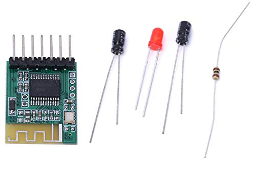 Wireless Audio Receiver Module Stereo Amplifier DIY Bluetooth Compatible Audio Receive Module for Active Speakers and Power Amplifiers 7PIN Output Interface 2.54mm Pitch (5V)
