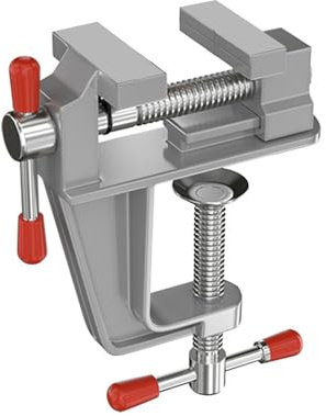 Schraubstock für Holzarbeiten, Tisch-Werkbank, Schraubstock, feste Zange, Fräsen, Klemme, Tischplatte, Anziehklemme, Handwerkzeug, leichte Schraubstockklemme