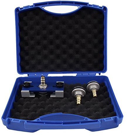 MANOTEC® Adapterkoffer V 2 Patented für Bremsenentlüftungsgeräte, Adapterset Made in Germany kompatibel/Ersatz für Opel,Chevrolet Fahrzeuge