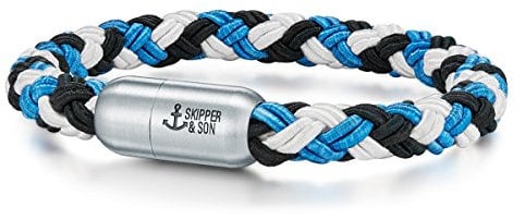 Skipper & Son Male Nylon Cord Nautical Rope Bracelet