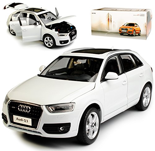 Paudi A-U-D-I Q3 8U SUV Weiss Ab 2011 1/18 Modell Auto