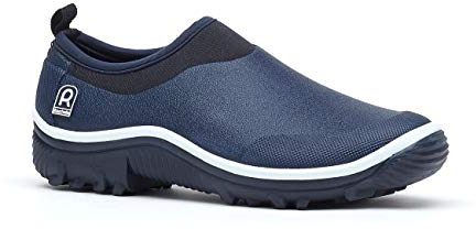 Rouchette - Stivaletti da giardino e da uomo, (blu navy e bianco.), 43 EU