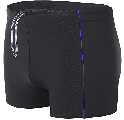 Aquarti Herren Badehose Kurz | mit Kontrastpaspel