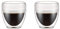 Bodum - 11848-10SA - PAVINA OUTDOOR - Set 2 Gobelets Double Paroi Plastique, SAN - 0.25 l