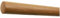 TIBU Eiche Holz Handlauf Geländer 30-500cm mit Holzenden Wandhandlauf Wand Treppe, Länge 1800 mm / 180 cm / 1,8 m und Enden gefast