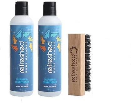 Refreshed Shoe Cleaner & Conditioner | Suede Leather Canvas Nubuck | Cleaner Kit + Brush Cleaning Kit